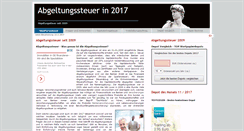 Desktop Screenshot of abgeltungssteuer-2009.de