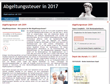 Tablet Screenshot of abgeltungssteuer-2009.de